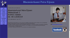 Desktop Screenshot of bloemenpetra.nl