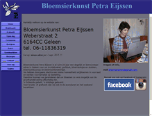 Tablet Screenshot of bloemenpetra.nl